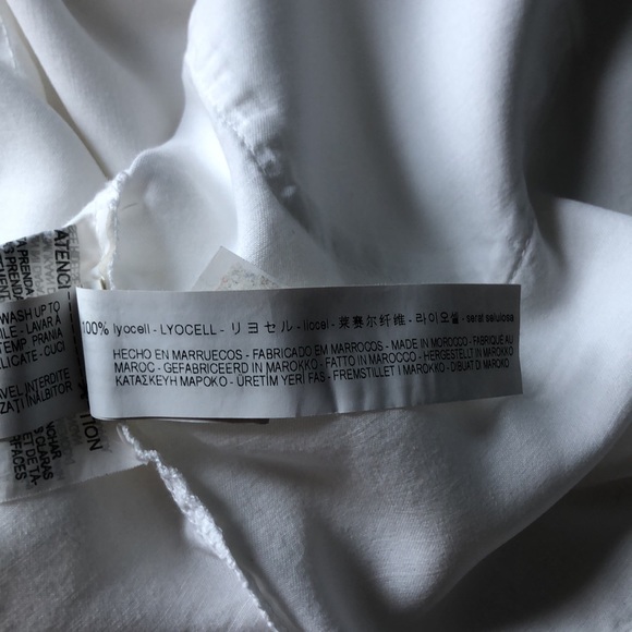 Zara Cropped White Short Sleeve Shirt - Picture 7 of 7